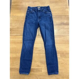 Mother Jeans Womens 26 Blue High Waisted Looker Clean Sweep Skinny USA Made